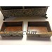 Maitland Smith Marble 3 Drawer Box with Bronze Hippopotamus on Top Trinkets Etc   352432148216